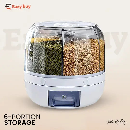 6-Portion Grain Storage