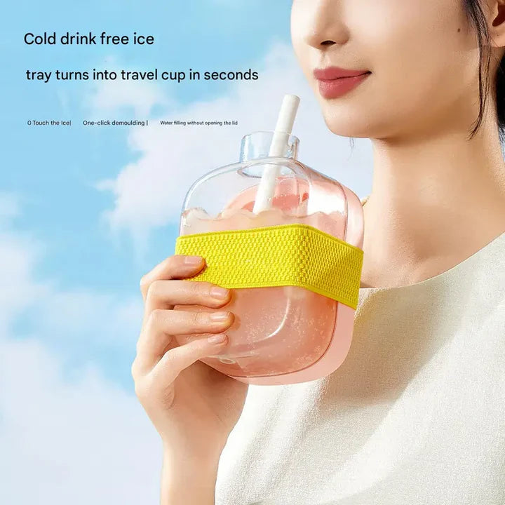 2-in-1 Ice Maker Bottle