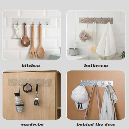 Super Strong Self Adhesive Wall Mounted Hooks Strip