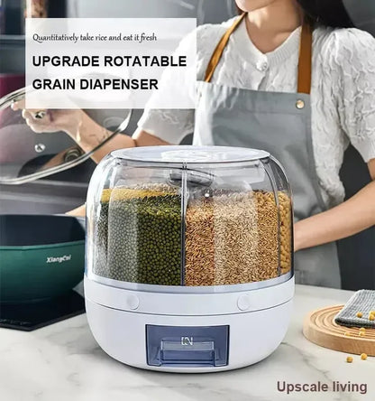 6-Portion Grain Storage